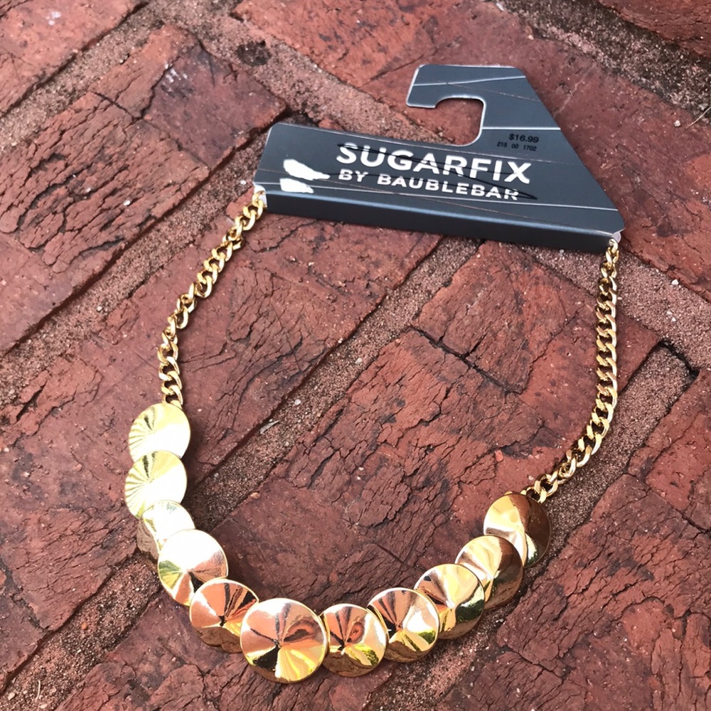 SugarFix by BaubleBar Gold Statement Necklace